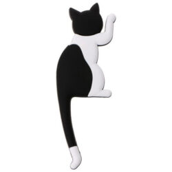 Íman para frigorífico formato gato com cauda dobrável