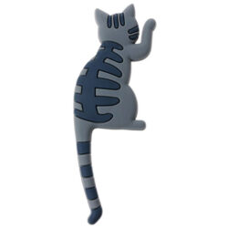 Íman para frigorífico formato gato com cauda dobrável