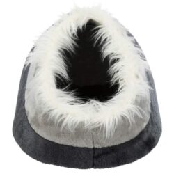 gataria-cama-para-gatos-caverna-minou-trixie-cinza-escuro