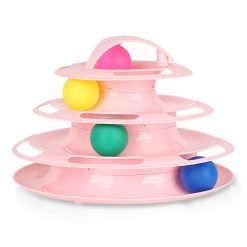 gataria-brinquedo-para-gatos-torre-4-filas-4-bolas-rosa