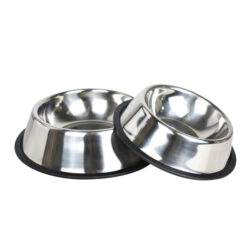 Comedouros em aço inox