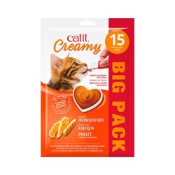 Catit Creamy Snack Cremoso (15x10g) - Frango