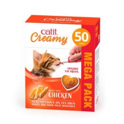 Catit Creamy Snack Cremoso (50x10g) - Frango