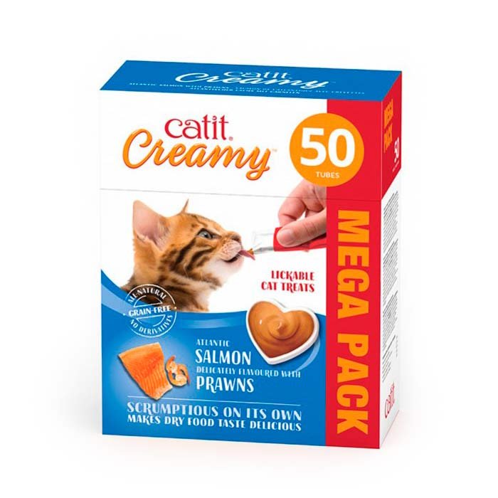 Catit Creamy Snack Cremoso - Salmão com Camarões - Image 4