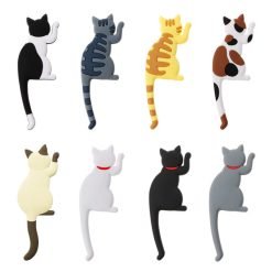 Íman para frigorífico formato gato com cauda dobrável