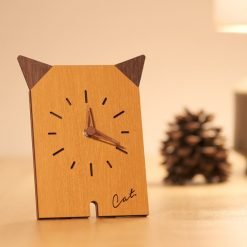 Alternative view of Relógio de madeira Marley