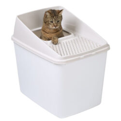 Caixa de areia com acesso no topo NO MESS LITTER BOX