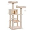 Árvore arranhador DERRY multi-nível 142 cm