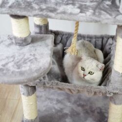 gataria-arranhador-para-gatos-formato-árvore-145-cm-cinza-claro