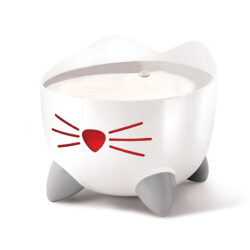 gataria-fonte-para-gatos-catit-pixi-com-prato-em-aço-inoxidável-e-alertas-de-nível-da-agua