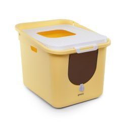 Caixa de areia PUREPAWS com entrada frontal e saída no topo (design melhorado)