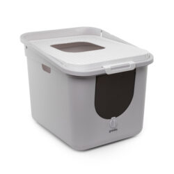 Caixa de areia PUREPAWS com entrada frontal e saída no topo (design melhorado)