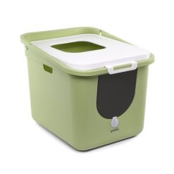 Caixa de areia PUREPAWS com entrada frontal e saída no topo (design melhorado)