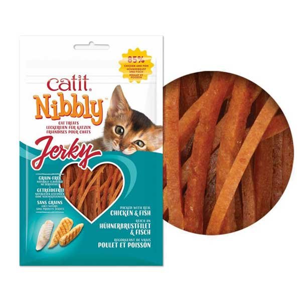 Catit Nibbly Jerky gataria