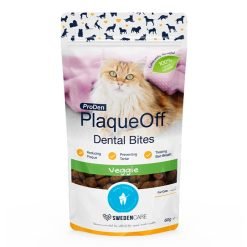 Plaqueoff Dental Bites Croq (60g) - Snacks crocantes p/ gatos