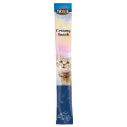 trixie creamy - snack cremoso para gatos - camarão