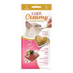 Catit Creamy com Superalimentos (4x10g) - Atum, coco e wakame