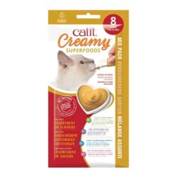 Catit Creamy com Superalimentos (8x10g) - Multipack Mix de sabores