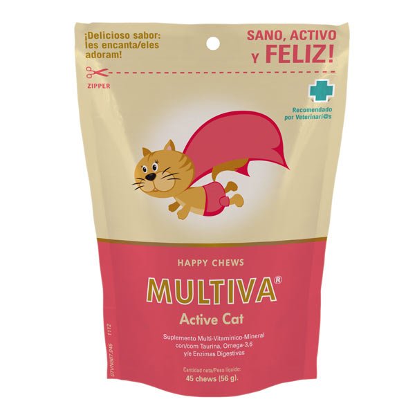MULTIVA Active Defense Cat - 45 biscoitos de recuperação
