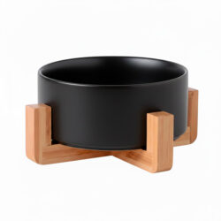 Bebedouro RIVU em cerâmica com base estável em bambu - Image 6