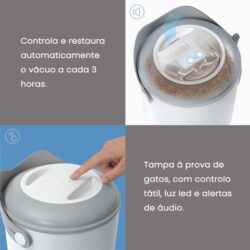Recipiente p/ ração a vácuo Catit Pixi (recarregável c/ USB) - Image 4