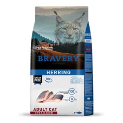 Bravery Gato Adulto Esterilizado Grain Free - Arenque (Herring)