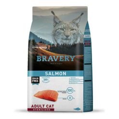 Bravery Gato Adulto Esterilizado Grain Free - Salmão