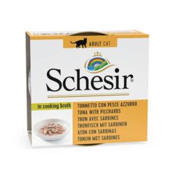 Schesir Complements alimento húmido em caldo (70g) - Atum com Sardinhas - Image 5