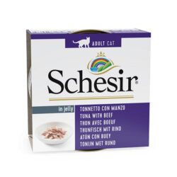 Schesir Complete alimento húmido em gelatina (85g) – Atum com Bovino - Image 5