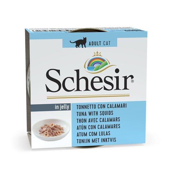 Schesir Complements alimento húmido em gelatina (70g) – Atum com Lulas - Image 4