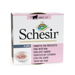 Schesir Complete alimento húmido em gelatina (85g) – Atum com Presunto - Image 5