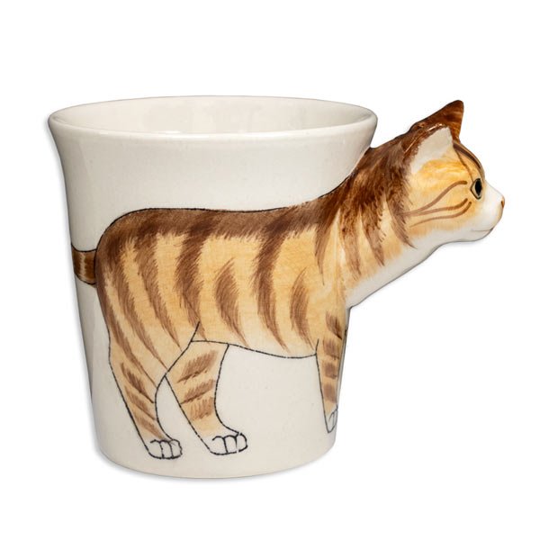 Caneca em cerâmica com pega em forma de gato 3D - Image 3