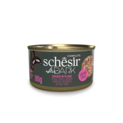 Schesir After Dark húmido completo em caldo (80g) - Frango com Presunto