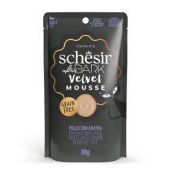 Schesir After Dark húmido completo em mousse (80g) - Frango com Pato