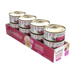 Schesir Complements alimento húmido em caldo (70g) – Frango com Camarão