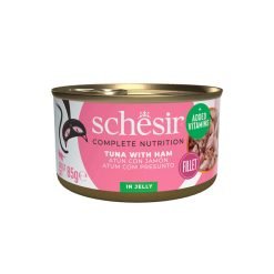 Schesir Complete alimento húmido em gelatina (85g) – Atum com Presunto