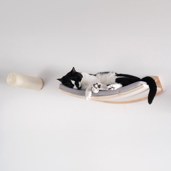 Cama de parede curva CURVY em madeira - Image 3