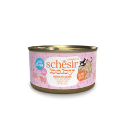 Schesir Baby húmido completo em caldo (70g) - Frango e salmão