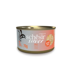 Schesir Silver (húmido completo gato sénior) em caldo - Frango