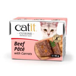 Catit Cuisine húmido completo em patê (95g) - Vitela e cenouras