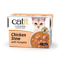 Catit Cuisine húmido em caldo (95g) - Frango e Abóbora