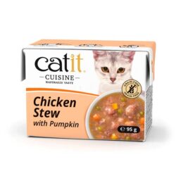 Catit Cuisine húmido em caldo (95g) - Frango e Abóbora