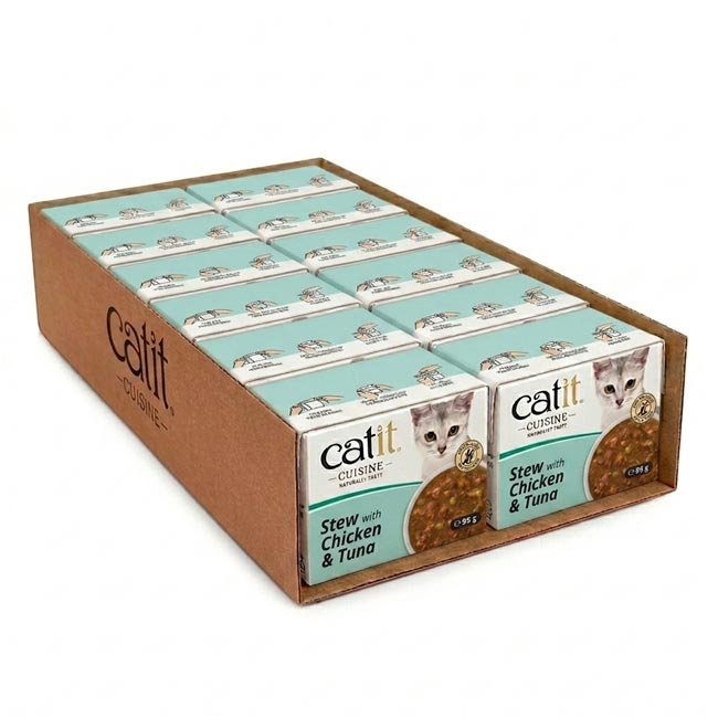 Catit Cuisine húmido em caldo (95g) - Frango e Atum - Image 3