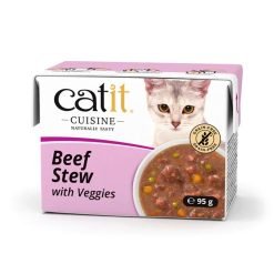 Catit Cuisine húmido em caldo (95g) - Carne e Vegetais