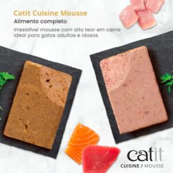 Catit Cuisine húmido completo em mousse (90g) - Frango e Presunto - Image 3