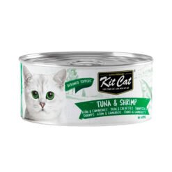 KitCat húmido em gelatina (80g) - Atum e Camarão