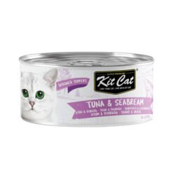 KitCat húmido em gelatina (80g) - Atum e Dourada