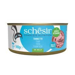 Schesir Complete alimento húmido em gelatina (140g) – Atum