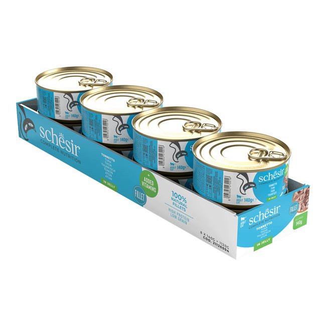 Schesir Complete alimento húmido em gelatina (140g) – Atum - Image 4
