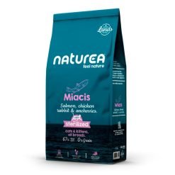 Alternative view of Naturea Miacis (ração para gato adulto e gatinho) - Salmão, frango, coelho